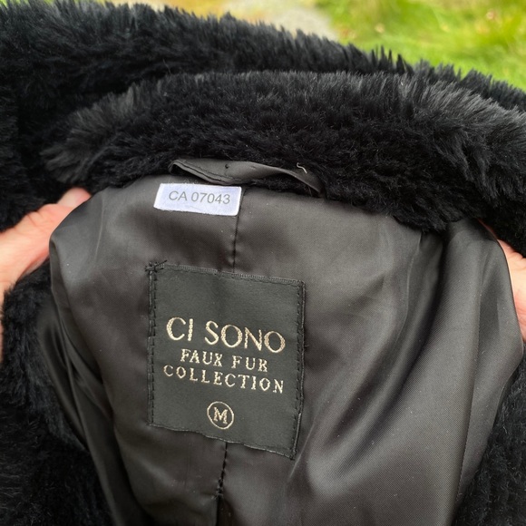 Faux Fur Midnight Black Cat Jacket - Picture 5 of 7